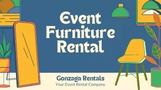 Event furniture rental