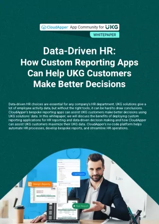 How Custom Reporting Helps UKG (Kronos) Customers Make Better Decisions