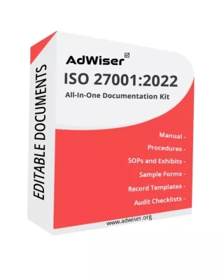 ISO-27001:2022 Documentation Toolkit
