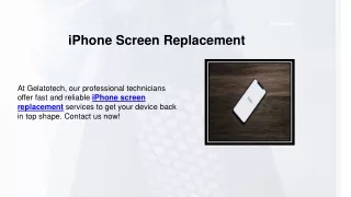iPhone Screen Replacement
