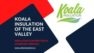 koala insulation of the east valley