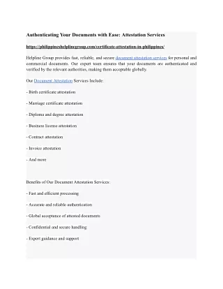 authenticating your documents with ease
