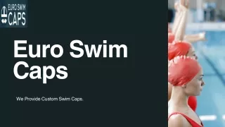Custom Swim Caps for Teams and Events