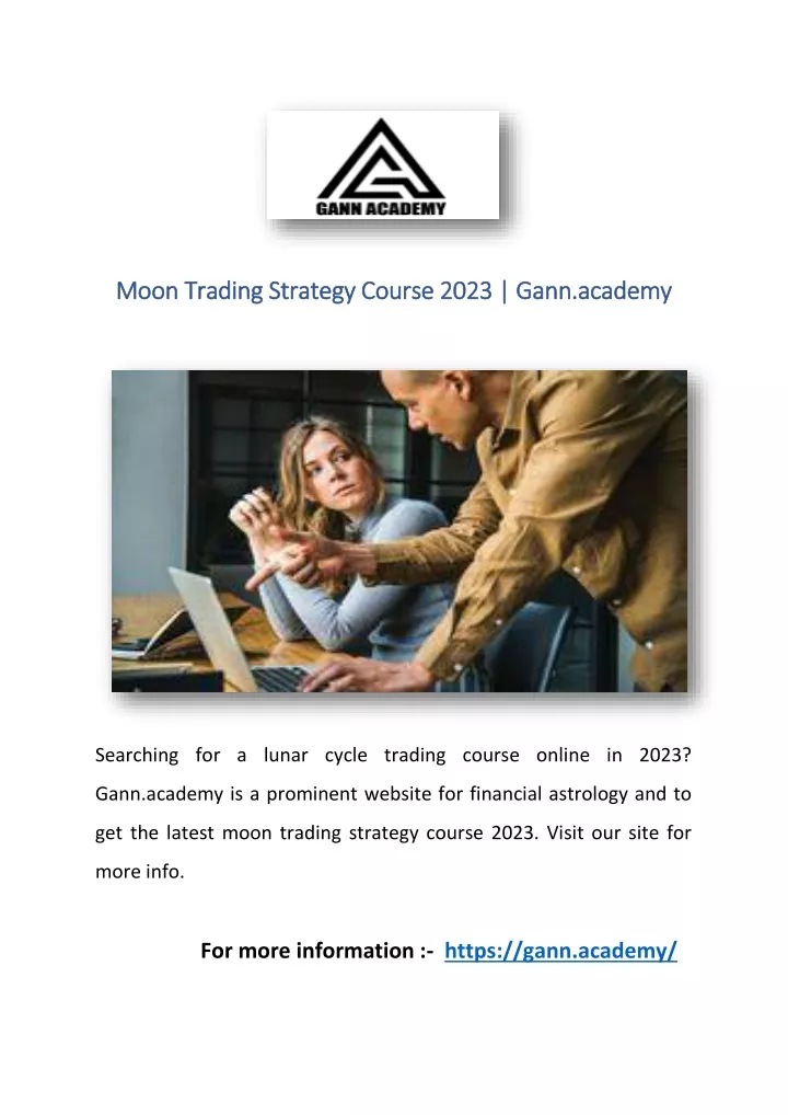 moon trading strategy course 2023 gann academy