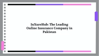 Online Insurance in Pakistan - InXureHub