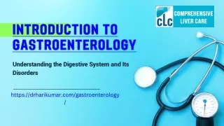 gastroenterology - Dr Harikumar R Nair