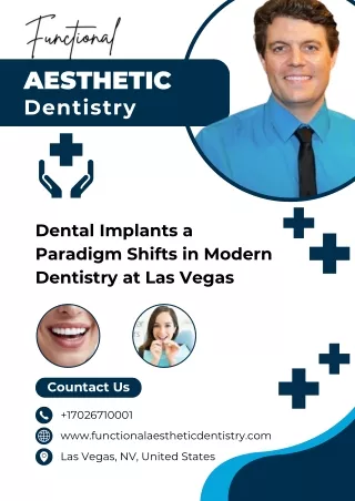 Dental Implants a Paradigm Shifts in Modern Dentistry at Las Vegas