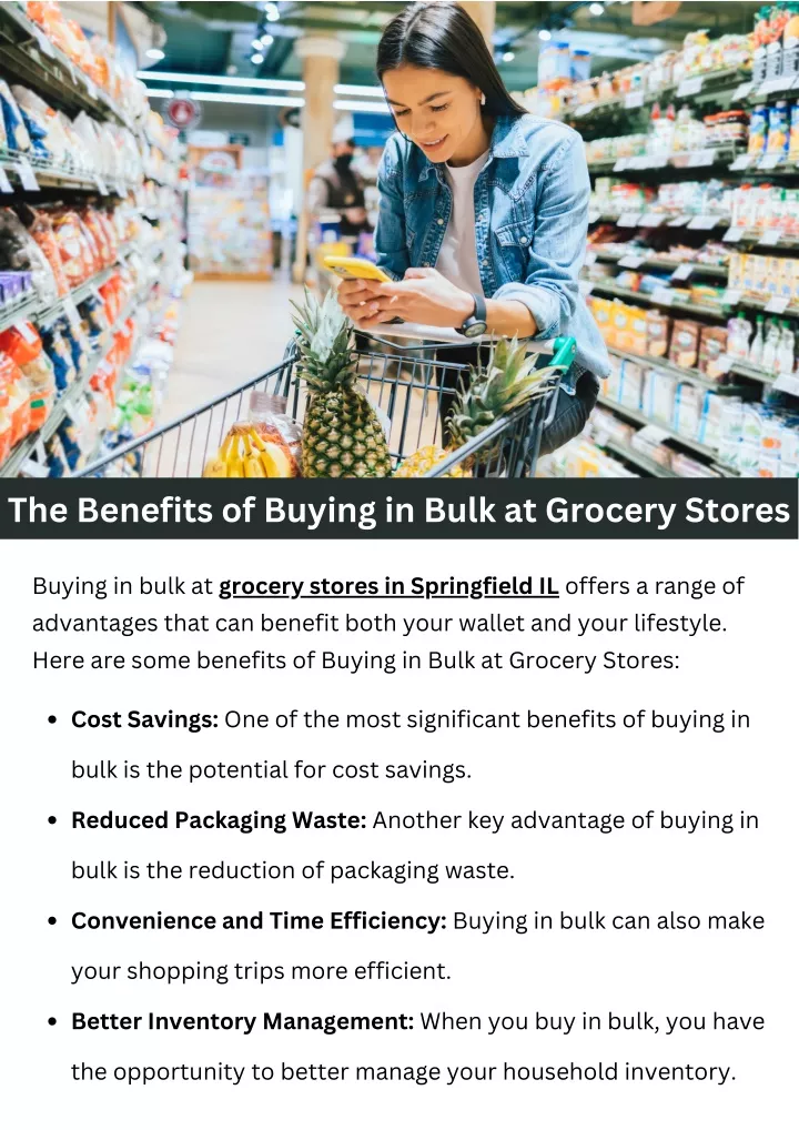 the benefits of buying in bulk at grocery stores