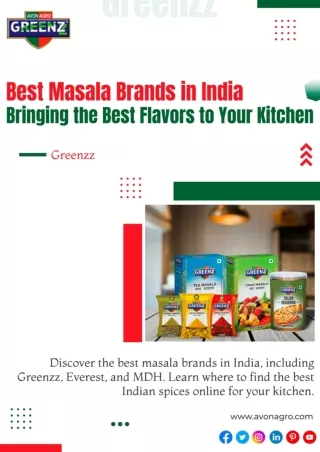 Best Masala Brands in India - Bringing the Best Flavors to Your Kitchen