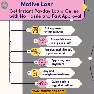 Get Approved Fast: Instant Payday Loans Online with No Hassle