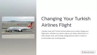 changing your turkish airlines flight