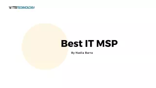 best it msp
