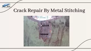 Crack Repair By Metal Stitching