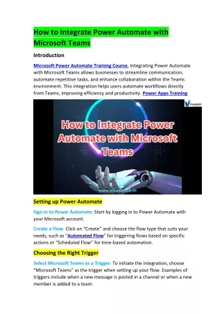 how to integrate power automate with microsoft