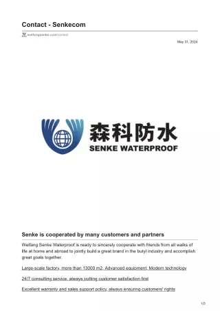 contact senkecom