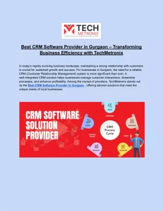 best crm software provider in gurgaon