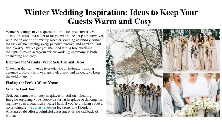 winter wedding inspiration ideas to keep your guests warm and cosy