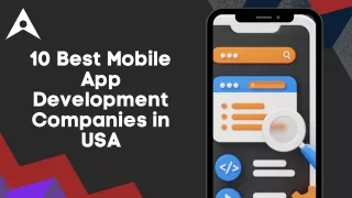 10 Best Mobile App Development Companies in USA