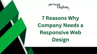 7 Reasons Why Company Needs a Responsive Web Design Presentation