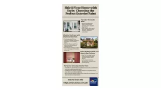 Shield Your Home with Style Choosing the Perfect Exterior Paint