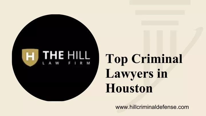 top criminal lawyers in houston