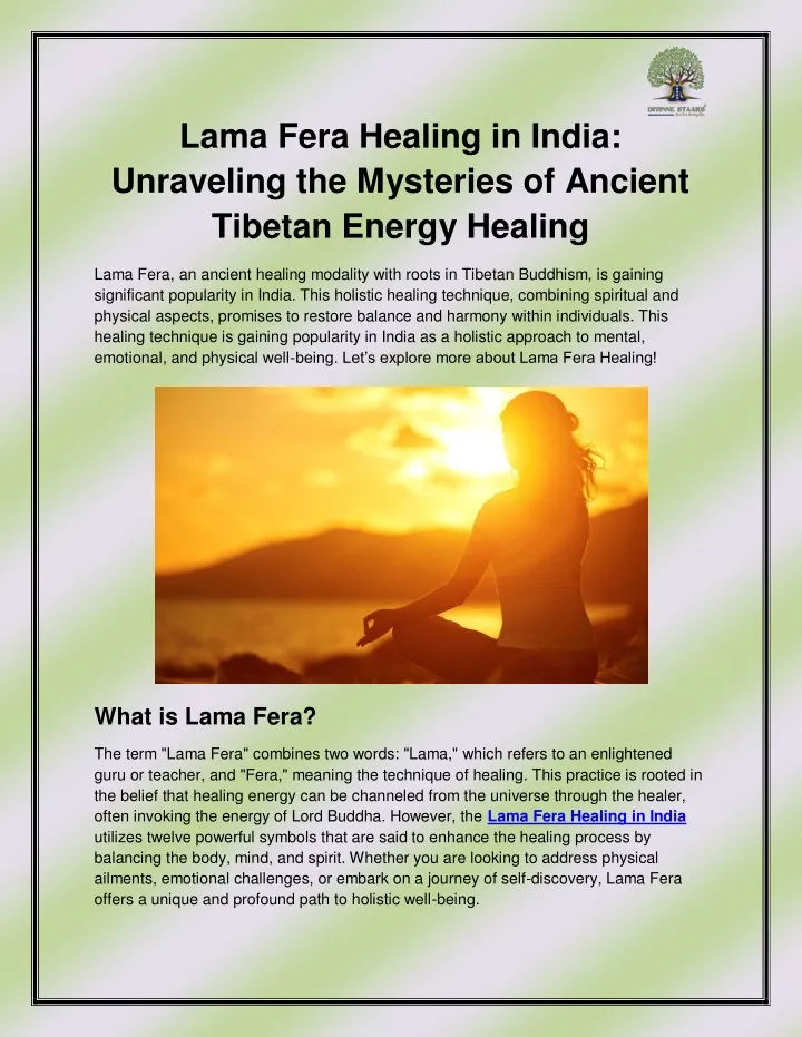 lama fera healing in india unraveling