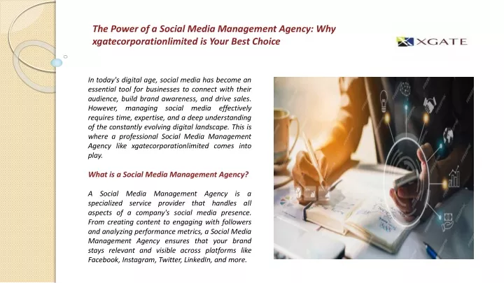 the power of a social media management agency