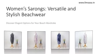 Women’s Sarongs: Versatile and Stylish Beachwear