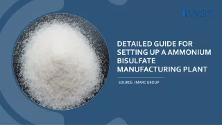 detailed guide for setting up aammonium bisulfate