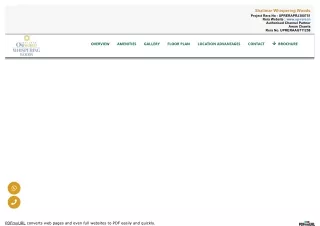 shalimar whispering woods project rera