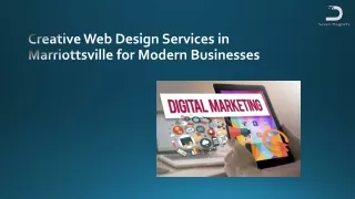 Creative Web Design Services in Marriottsville for Modern Businesses