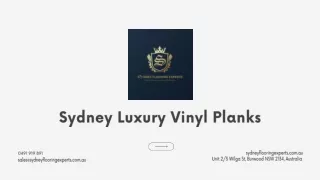 Sydney Luxury Vinyl Planks - Sydney Flooring Experts