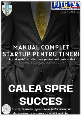 Manual complet StartUp pentru TineRI FJTG 2024