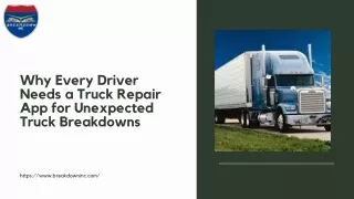why every driver needs a truck repair