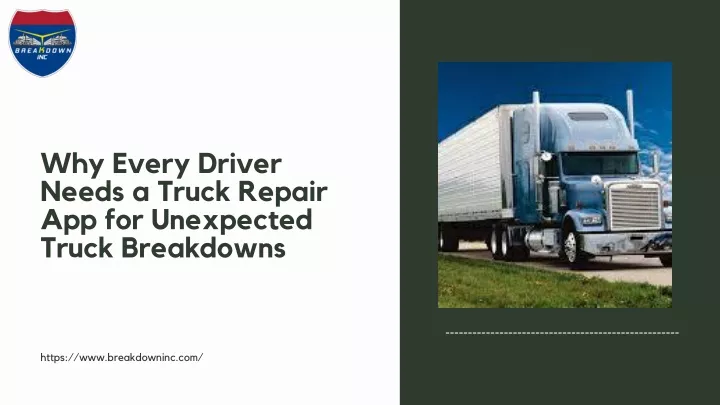 why every driver needs a truck repair