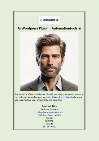 ai wordpress plugin automationtools ai