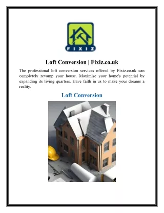 loft conversion fixiz co uk