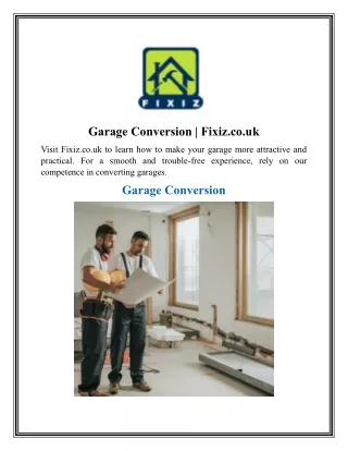 garage conversion fixiz co uk