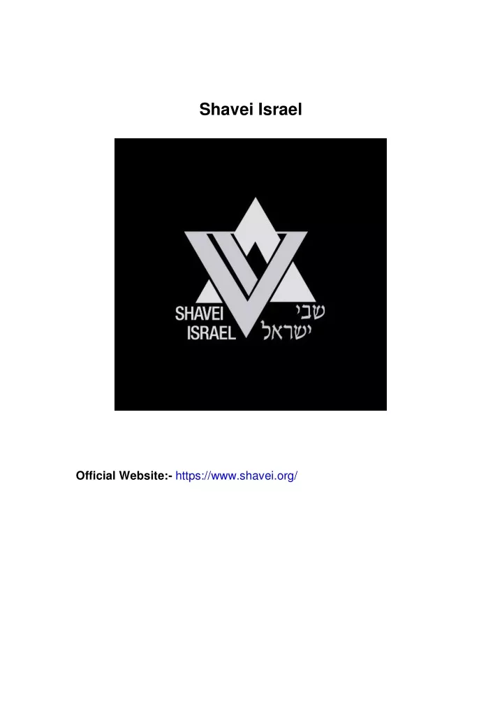 shavei israel