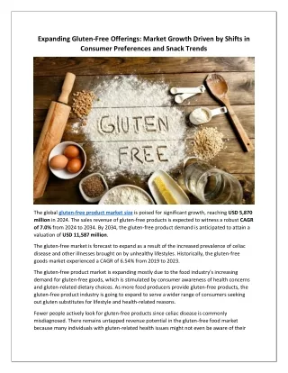 Gluten-Free Products Market