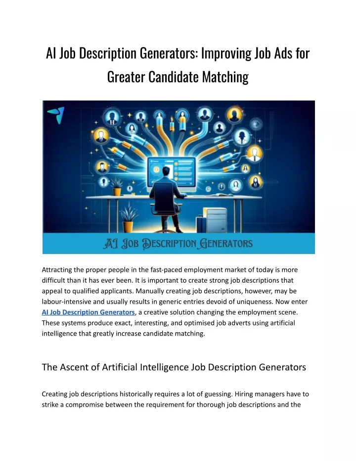 ai job description generators improving