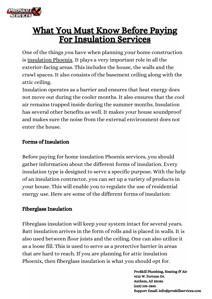 what you must know before paying for insulation