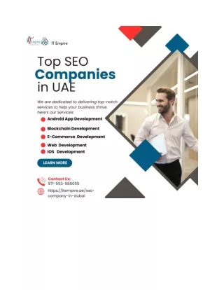 Top SEO Companies in UAE by IT Empire