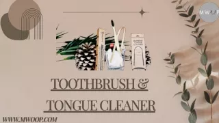 Toothbrush & Tongue Cleaner: Dual Action for a Fresher Breath