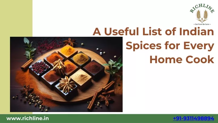 a useful list of indian spices for every home cook