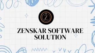 zenskar software zenskar software solution