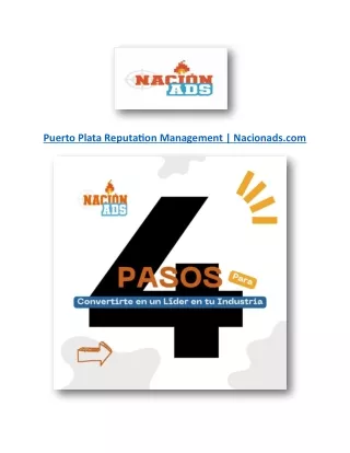 Puerto Plata Reputation Management | Nacionads.com