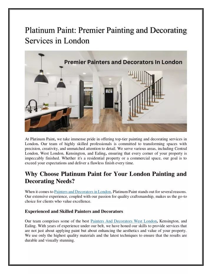 platinum paint premier painting and decorating