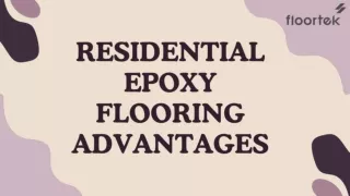 Residential Epoxy Flooring