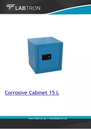 Corrosive-Cabinet 15 Litters capacity